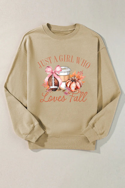 Just A Girl Who Loves Fall Sweatshirt