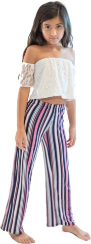 Kids Striped Pants