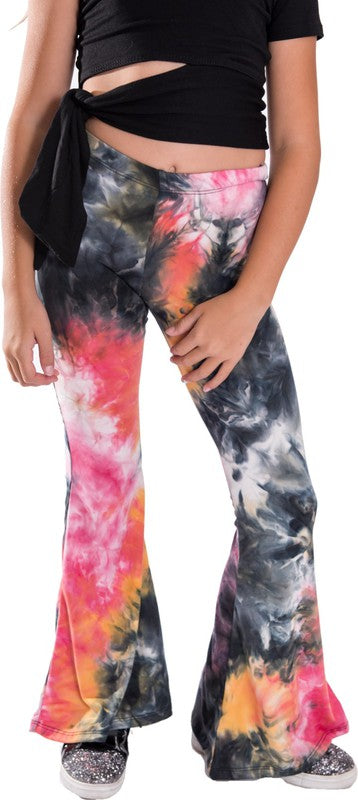 Kids Tie - Dye Bell Bottom Pants