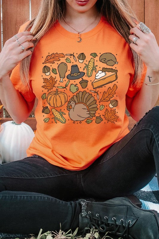 Thanksgiving Doodle T-Shirt