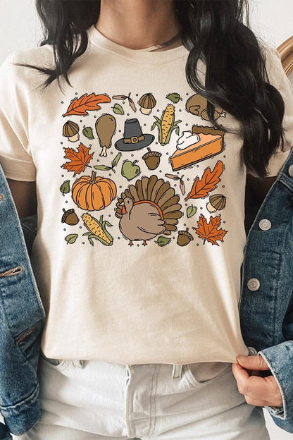 Thanksgiving Doodle T-Shirt