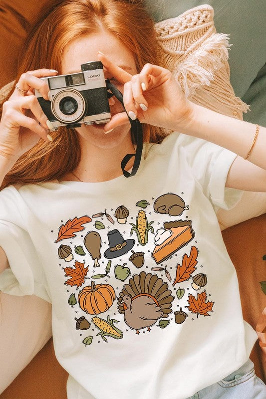 Thanksgiving Doodle T-Shirt