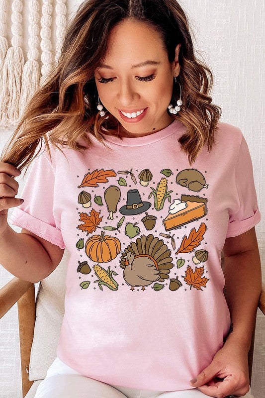 Thanksgiving Doodle T-Shirt