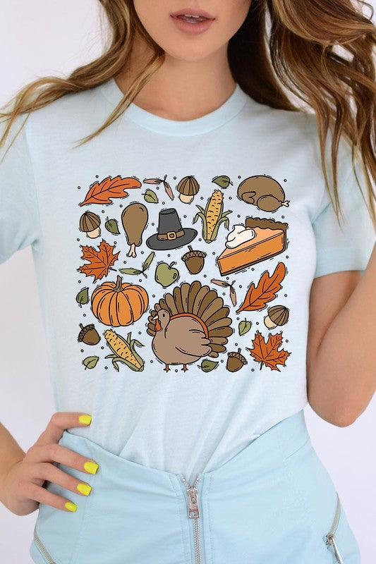 Thanksgiving Doodle T-Shirt