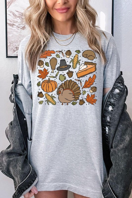 Thanksgiving Doodle T-Shirt