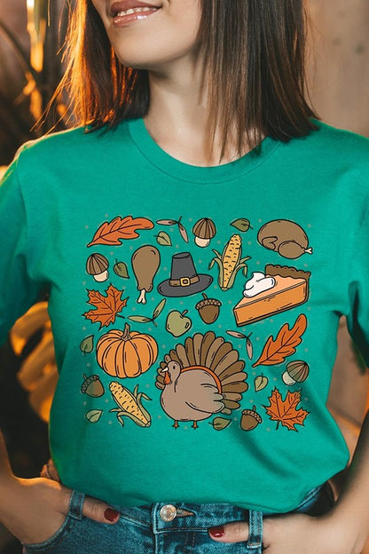 Thanksgiving Doodle T-Shirt