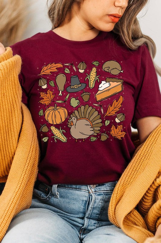 Thanksgiving Doodle T-Shirt