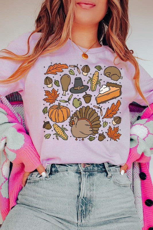 Thanksgiving Doodle T-Shirt