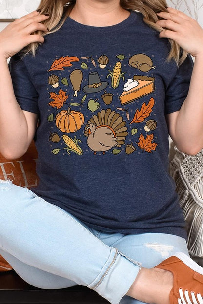 Thanksgiving Doodle T-Shirt