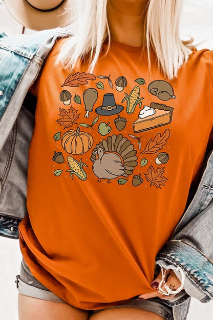 Thanksgiving Doodle T-Shirt