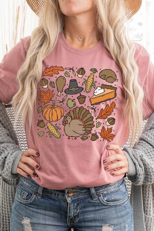 Thanksgiving Doodle T-Shirt