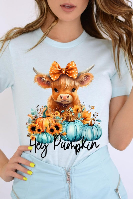 Hey Pumpkin Highland Cow T-Shirt