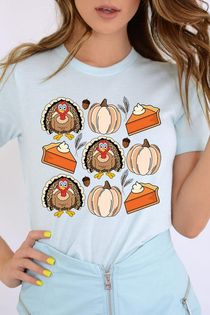 Turkeys Pumpkins & Pie T-Shirt