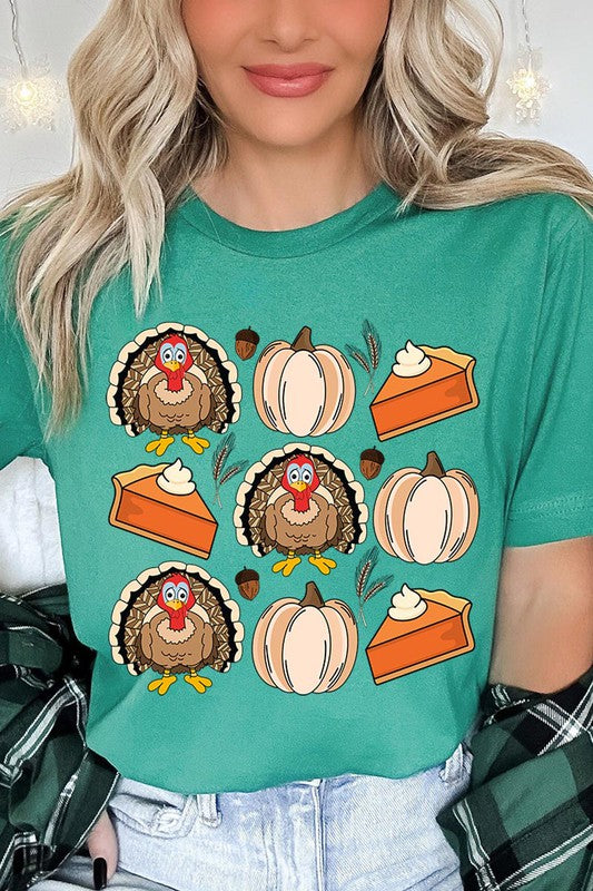 Turkeys Pumpkins & Pie T-Shirt