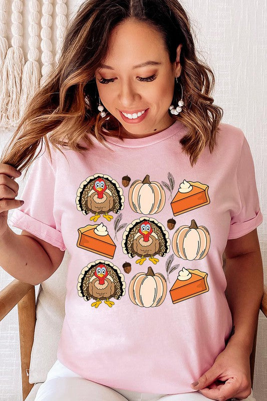 Turkeys Pumpkins & Pie T-Shirt