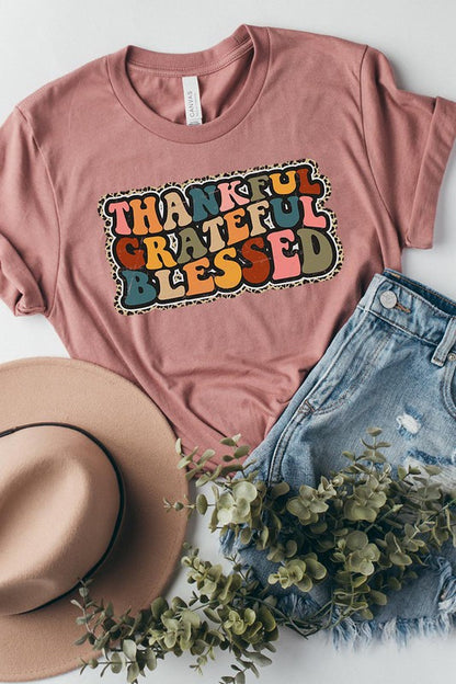 Thankful Grateful Blessed T-Shirt