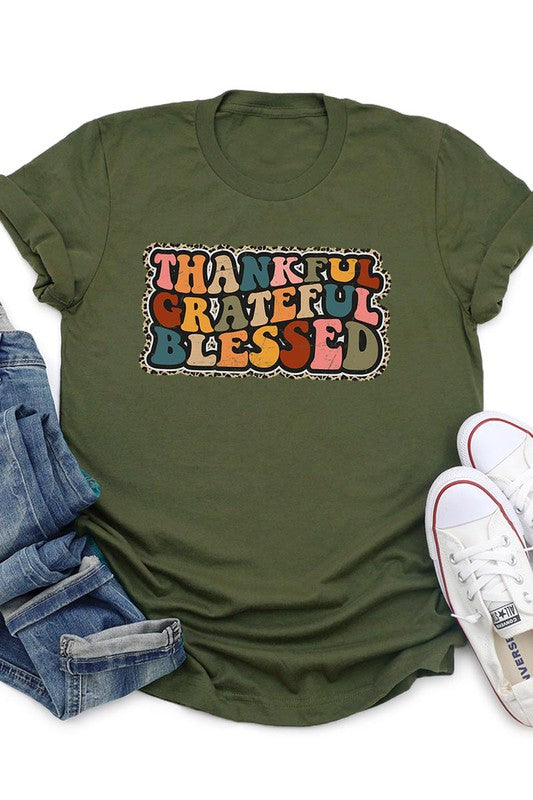 Thankful Grateful Blessed T-Shirt