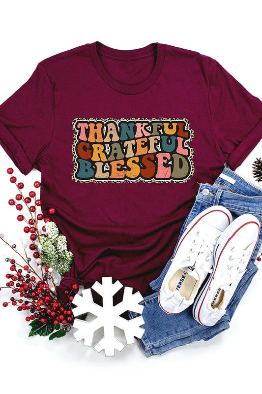 Thankful Grateful Blessed T-Shirt