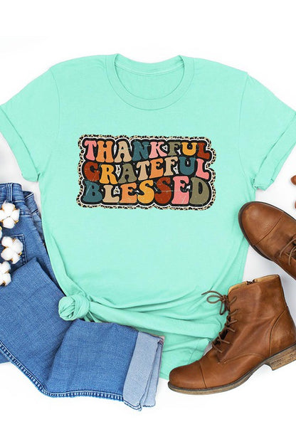 Thankful Grateful Blessed T-Shirt