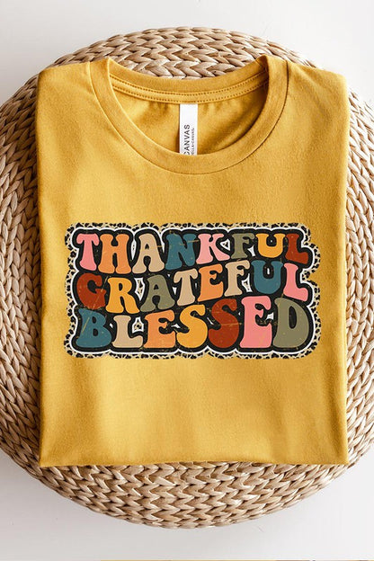 Thankful Grateful Blessed T-Shirt