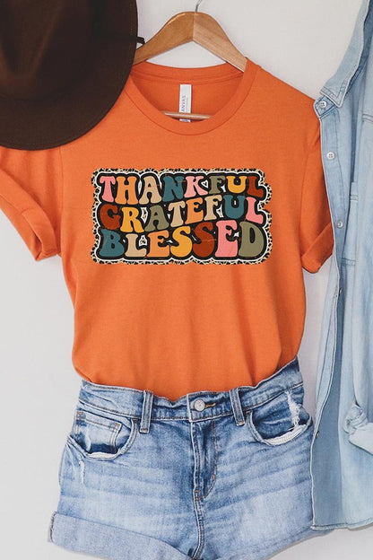 Thankful Grateful Blessed T-Shirt