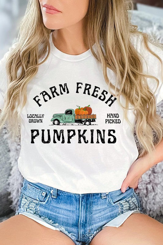 Farm Fresh Pumpkin Farm Truck T-Shirt