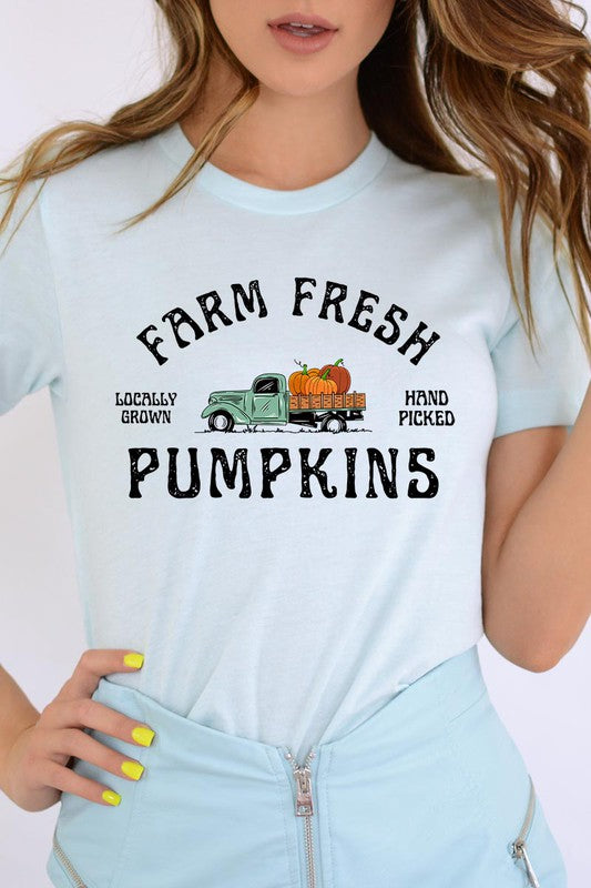 Farm Fresh Pumpkin Farm Truck T-Shirt