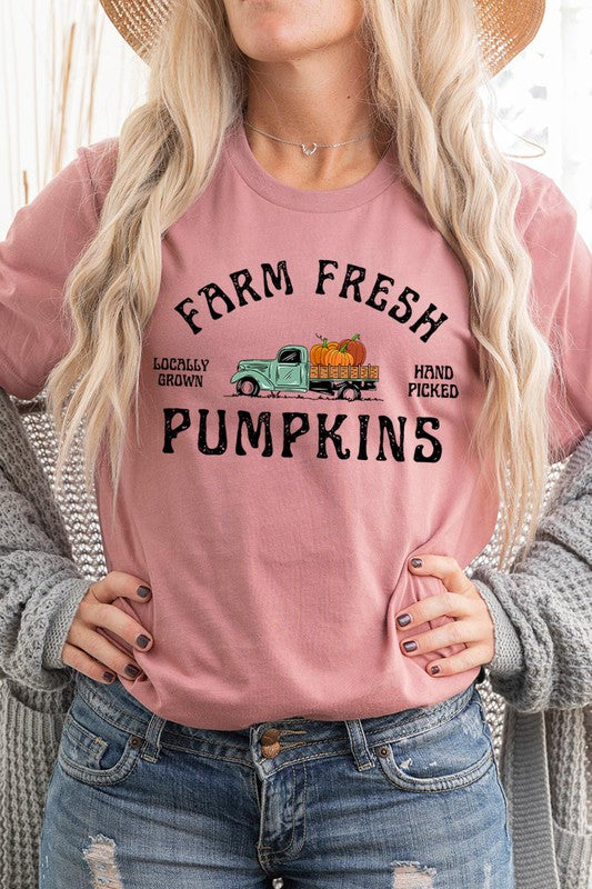 Farm Fresh Pumpkin Farm Truck T-Shirt