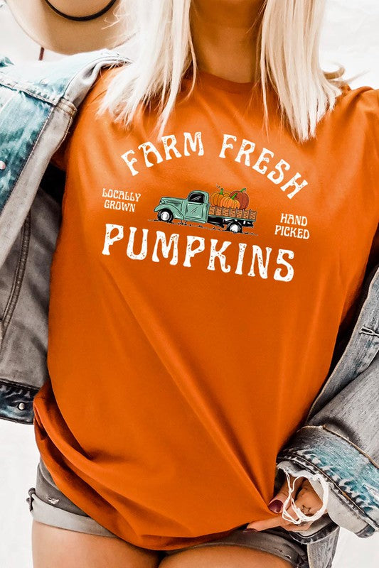 Farm Fresh Pumpkin Farm Truck T-Shirt