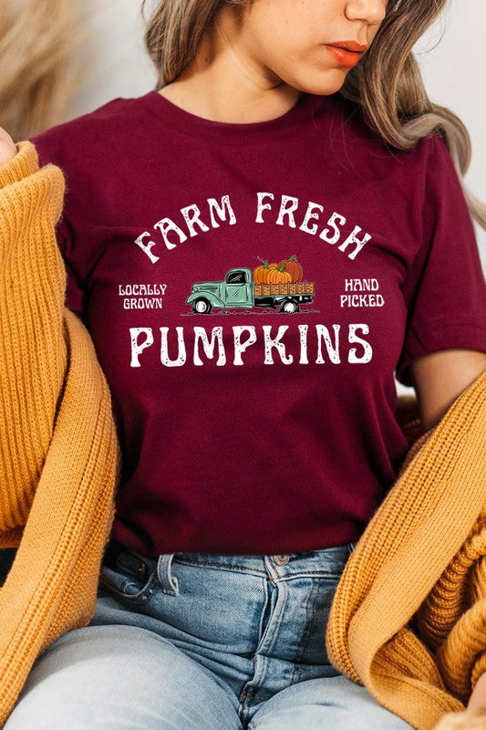 Farm Fresh Pumpkin Farm Truck T-Shirt