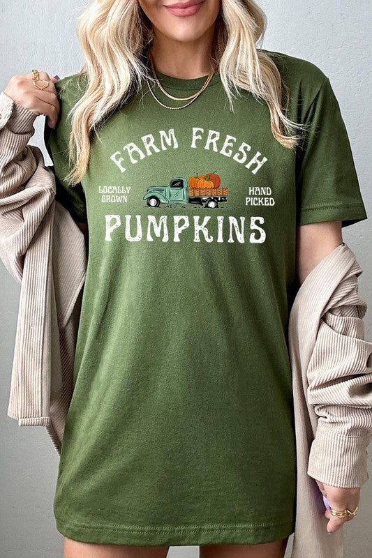 Farm Fresh Pumpkin Farm Truck T-Shirt