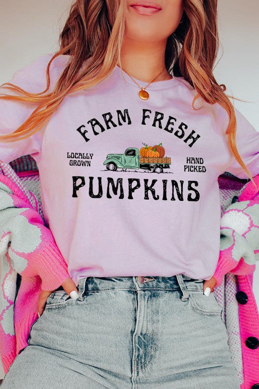 Farm Fresh Pumpkin Farm Truck T-Shirt