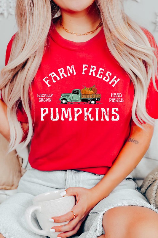 Farm Fresh Pumpkin Farm Truck T-Shirt