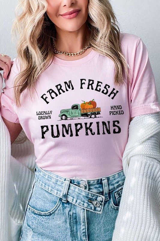 Farm Fresh Pumpkin Farm Truck T-Shirt