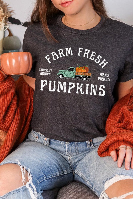 Farm Fresh Pumpkin Farm Truck T-Shirt