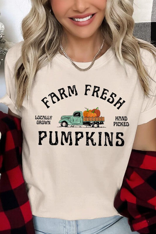 Farm Fresh Pumpkin Farm Truck T-Shirt