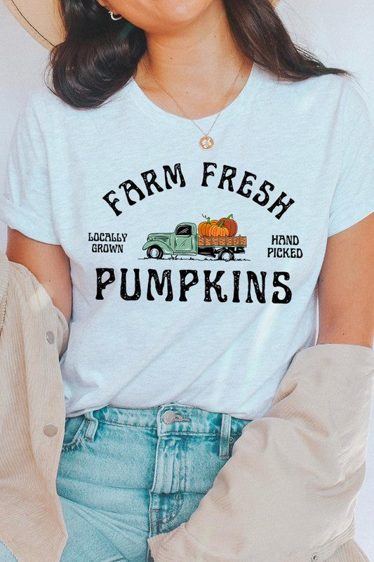 Farm Fresh Pumpkin Farm Truck T-Shirt