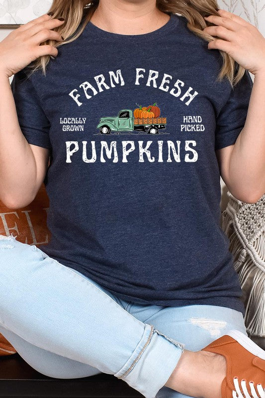 Farm Fresh Pumpkin Farm Truck T-Shirt