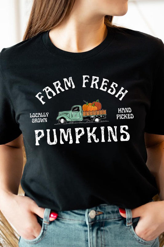 Farm Fresh Pumpkin Farm Truck T-Shirt