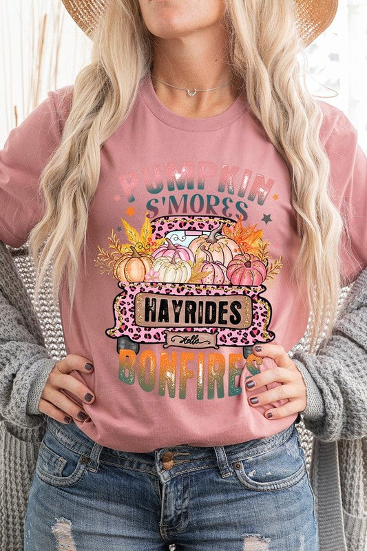 Pumpkin Smore's Hayrides T-Shirt