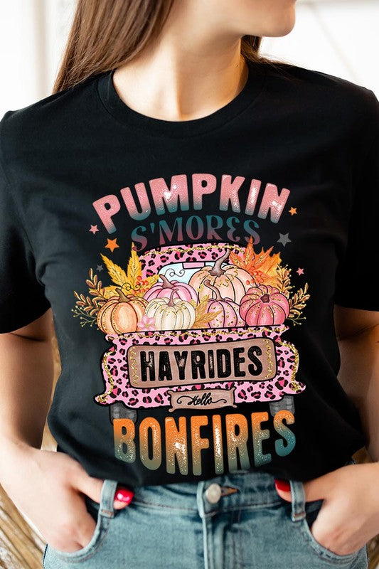 Pumpkin Smore's Hayrides T-Shirt