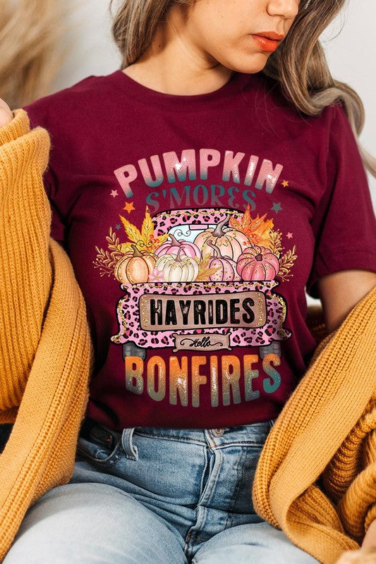 Pumpkin Smore's Hayrides T-Shirt