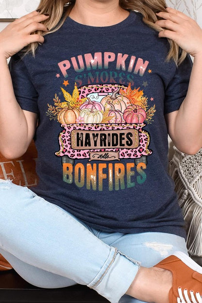 Pumpkin Smore's Hayrides T-Shirt