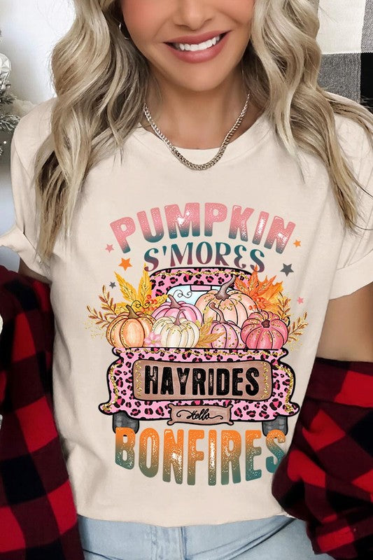 Pumpkin Smore's Hayrides T-Shirt