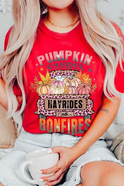 Pumpkin Smore's Hayrides T-Shirt