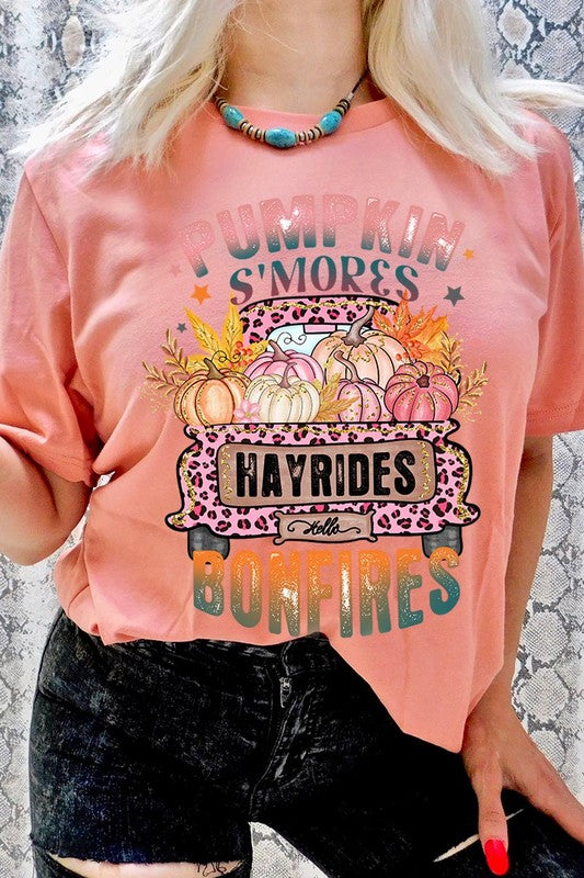 Pumpkin Smore's Hayrides T-Shirt