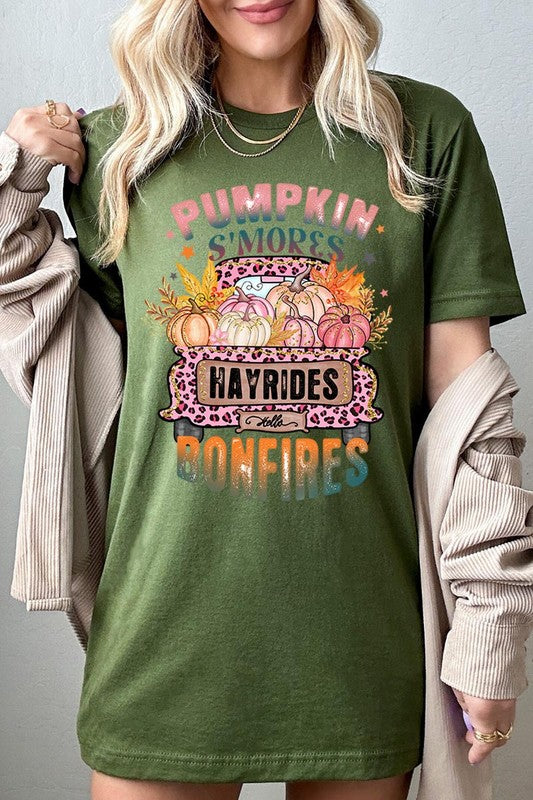 Pumpkin Smore's Hayrides T-Shirt