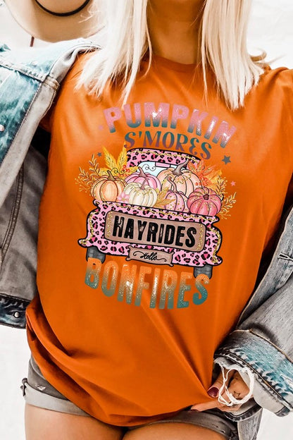 Pumpkin Smore's Hayrides T-Shirt