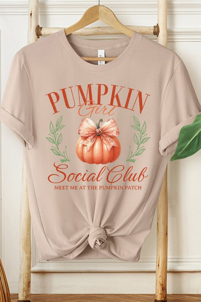 Fall Pumpkins Girl Social Club Graphic Tee