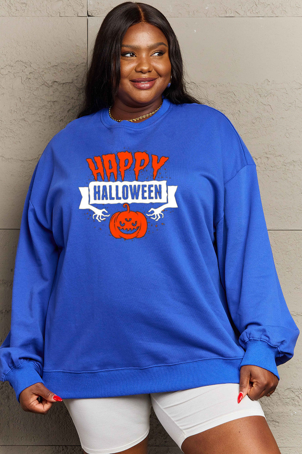 Happy Halloween Graphic Sweatshirt